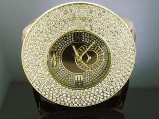 Mens King Master JUMBO 60MM Bezel W/ 12 Diamond Watch  