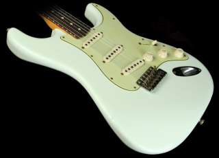   Custom 60 Relic Stratocaster Guitar Olympic White Matching Headstock