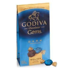 Godiva Gems Dark Chocolate Solids , 18 Grocery & Gourmet Food