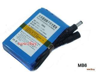 12V Li battery Rechargeable Battery 4800mA For SPY CCTV  