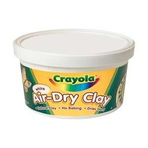  Crayola Air Dry Clay 2.5 Pound Tub White 57 5050; 2 Items 