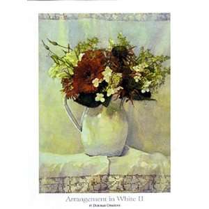  Arrangement in White II by Deborah Chabrian 24 X 18 Poster 