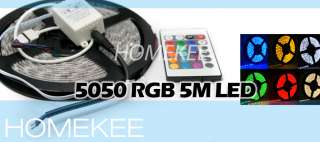 500cm RGB 300 LED Flexible Strip remote SMD 5050 L01  