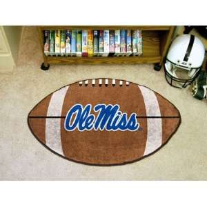  University of Mississippi Football Rug