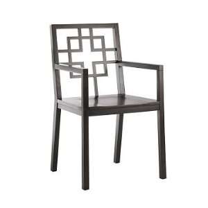  west elm Overlapping Squares Chair Armchair Chocolate 