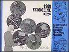 1988 Ford Econoline Van Club Wagon Electrical Manual