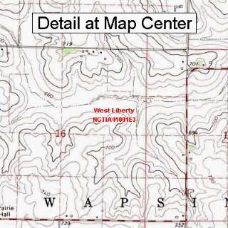   Map   West Liberty, Iowa (Folded/Waterproof)