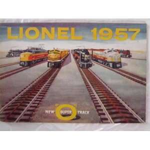  Lionel 1957 Train Catalog, 52 pages, full color 