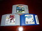   Nintendo N64 Sports Games, Madden 01, NHL Breakaway 99 + NASCAR 2000