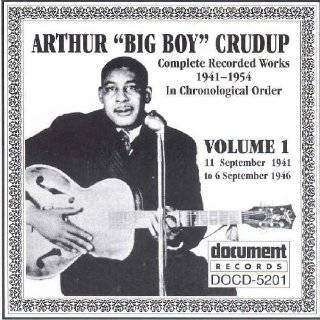 Complete Recorded 1 by Arthur Big Boy Crudup (Audio CD   1994)