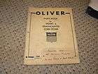 Oliver White Tractor Model 6 Semi Mounted Corn Picker Dealers Parts 