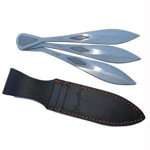  Silver Spear Throwing Knife Set, 420 Stainless Steel 