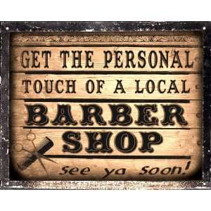 Barber Shop Local sign Antique retro wall decor Hair Stylist saloon 