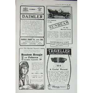  1907 Daimler Sunbeam Car Lewin Cigarettes Scotch Whisky 