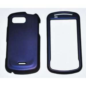 Samsung Moment SPRINT/M900 smartphone Rubberized Hard Case   Navy Blue