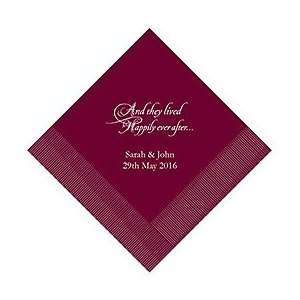  Personalized Napkins   Wedding   Luncheon   Berry Health 