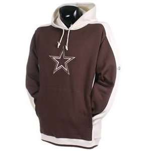  Dallas Cowboys Reebok Dream Fleece Hooded Brown Sweatshirt 