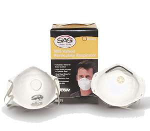 8611 N95 Valved Particulate Respirator Mask (10/box)  