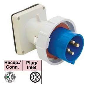  Bryant 530b9w Inlet, 4 Pole, 5 Wire, 30a, 3ph Y 120/208v 