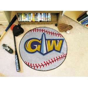George Washington University Round Baseball Mat (29)  