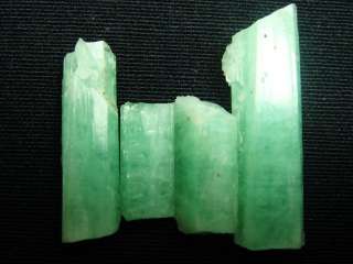 8g 4 Pieces Super Pure Jade Green Beryl Crystal Mineral  