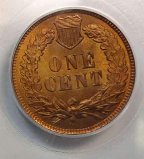 1901 INDIAN ONE CENT PCGS MS65 RED GREEN LABEL  