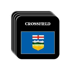  Alberta   CROSSFIELD Set of 4 Mini Mousepad Coasters 