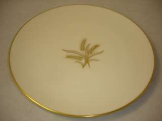 Lenox wheat R442 USA gold trim lunch plate set of 6.  