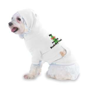  My Poodle Can Kick Rudolphs Butt Hooded T Shirt for Dog 