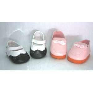  Trendy Shoe Set. TWO PAIRS Fits 18 Dolls like American 