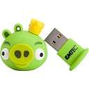 EMTEC A101 Angry Birds 4 GB USB 2.0 Flash Drive   King Pig