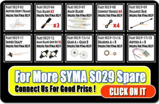 FAST US SYMA S029 RC Remote Control Helicopter Part 7 Main Rotor Blade 
