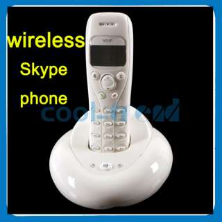   USB Wireless Cordless Skype Phone VOIP Telephone Handsfree C  
