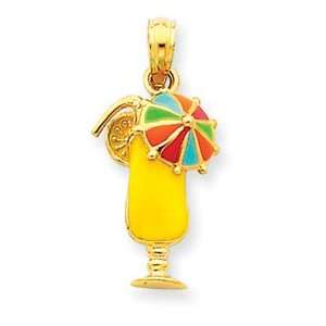 Genuine IceCarats Designer Jewelry Gift 14K Yellow Enameled Tropical 