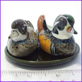 Art Gift Double Ducks Ceramic Tools Salt & Pepper Shaker  