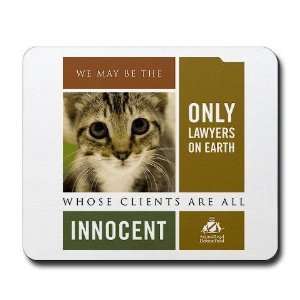  ALDF Innocent Clients cat Pets Mousepad by  
