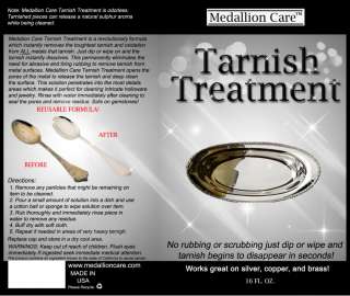 Remove Tough Tarnish Easily w/ Medallion Care  