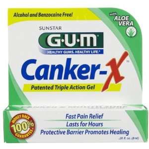 GUM Canker X Canker & Mouth Sore Treatment  0.28, oz (Quantity of 5)