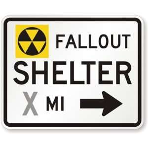 Fallout Shelter xx Mile (right arrow symbol) High Intensity Grade, 30 