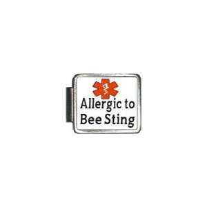  Allergic To Bee Stings Medical Alert Italian Charm 