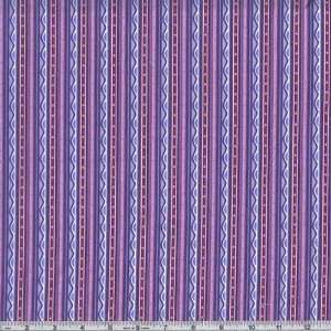  45 Wide Moonlight Dancing Stripe Blue Fabric By The Yard 