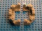 LEGO 2x CASTLE TURRET TOP 4x8x2&1/3 lt. bl gray knight