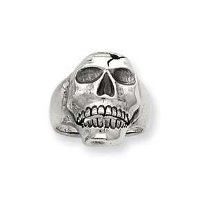  Sterling Silver Skull Ring Jewelry
