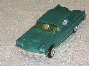   1960 FORD THUNDERBIRD PROMO HARD PLASTIC DIE CAST MODEL CAR  