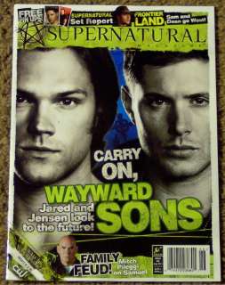 SUPERNATURAL Mag CARRY On WAYWARD Sons AUGUST 2011 Feud  
