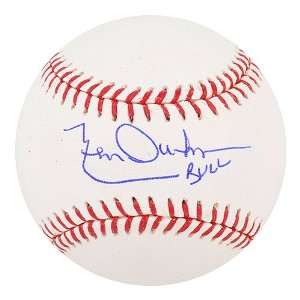   Cubs Lon Durham Autographed Baseball with BULL Ins