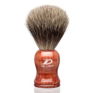  Delong Pure Badger Shaving Brush with Wood Handle Health 