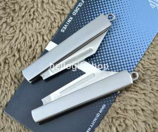 Sanrenmu A123 2 Blade 30g Mini Folding Knife w/ Key Ring Camping Tool 