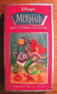   Little Mermaid Ariels Undersea Adventures WHALE OF A TALE VHS VIDEO