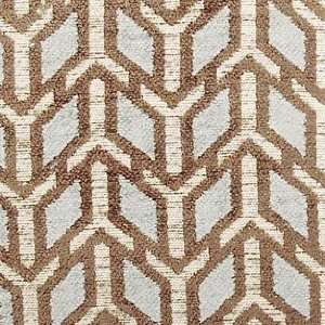  190025H   Aqua/Cocoa Indoor Upholstery Fabric Arts 